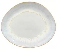 Тарелка овальная Brisa 26,6x22,5 см, материал керамика, цвет Salt, Costa Nova, Португалия, GOP271-00918R