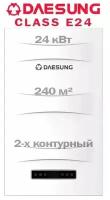 Газовый настенный двухконтурный котел DAESUNG E24, 24 кВт