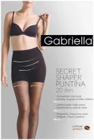 Колготки Gabriella Secret Shaper Puntina, 20 den, размер 3/M/3-M, черный