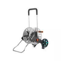 Тележка для шлангов металлическая AquaRoll M with foldable metal plastic crank handle, with soft grip, fully assembled, w/o hose