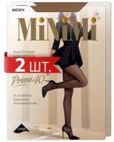 Колготки женские MINIMI Mini PRIMA 40 (шортики) Caramello 3 (спайка 2 шт.)