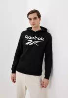 Толстовка Reebok для мужчин, Размер:XL, Цвет:черный, Модель:REEBOK IDENTITY BIG LOGO FLEECE HOODIE