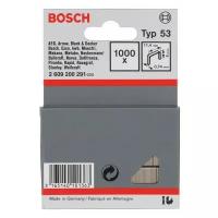 Скобы BOSCH 2609200291 тип 53 для степлера, 4 мм