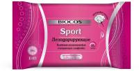 BioCos Влажные салфетки Sport дезодорирующие