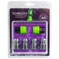 TECHNOLOCK AD Секретные гайки колеса М14x1.5x36 ключ 19, 21мм конус