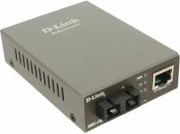 Медиаконвертер D-Link Медиаконвертер D-Link DMC-F02SC Разъемы на входе RJ-45 Разъемы на выходе SC Скорость передачи 100Мбит/с дистанция передачи