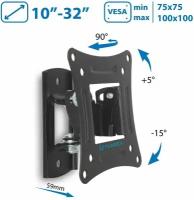 Кронштейн для телевизора настенный Tuarex ALTA-102 / до 32 дюймов / до 15 кг / vesa 100x100