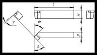 Резец Проходной отогнутый 25х16х140 Р6М5