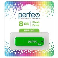 Флешка Perfeo C05 8 ГБ, зеленый