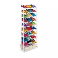 Органайзер - стойка для хранения обуви Amazing Shoe Rack на 30 пар (Белая)