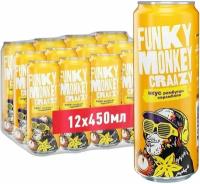 Напиток газированный Funky Monkey (Фанки Манки) Craazy Рамбутан-Карамбола 0,45 л х 12 банок