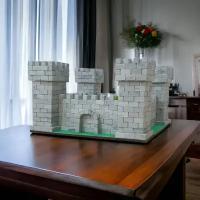 Сборная модель Крепость, Масштаб 1:10, макет здания для декора