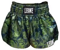 Детские шорты для тайского бокса Leone 1947 ABJ06 Leo Camo Green