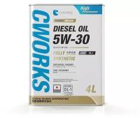 Cworks моторное масло superia cworks diesel oil 5w-30 dl-1, 4л a12sr1004