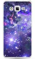 Силиконовый чехол на Samsung Galaxy Grand Prime / Самсунг Галакси Гранд Прайм Яркая галактика