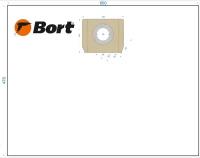 Комплект мешков - пылесборников Bort BB-04U