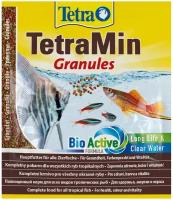 TetraMin Granules Основной корм для всех видов декоративных рыб 15г (гранулы)