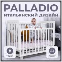 Кроватка Sweet Baby с маятником Palladio Bianco/белый