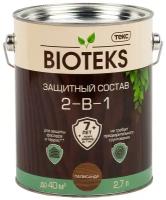 Текс BIOTEKS защитный состав 2-в-1 для наружных работ, палисандр (2,7л)