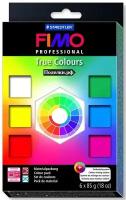 Набор запекаемой полимерной глины Fimo Professional 8003 01 True colours 6x85 г, цена за 1 шт