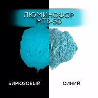 Люминофор порошок MHGG-6DW зеленый влагостойкий, свечение желто-зеленое / люминесцентный / для акриловой базы, лаков, эпоксидки, творчества - 10 гр