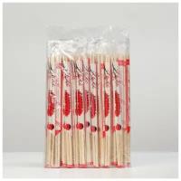 Палочки для суши, с зубочисткой, бамбук, 20 см 7728938