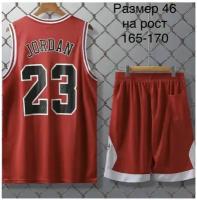 Мужская баскетбольная форма Chicago Bulls с надписью Jordan 23 (красный), L