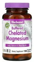 Bluebonnet Nutrition Buffered Chelated Magnesium (Буферизованный хелатный магний) 120 растительных капсул