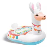 Игрушка Intex Mega Llama Island 147x201 см белый