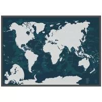 AFI DESIGN Скретч-карта мира Green A1, 84 × 60 см
