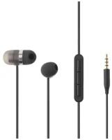 Проводные наушники Xiaomi Capsule Earphones Pro, 3 кнопки, позолоченный штекер 3,5, провод 1,25м, X16, черный