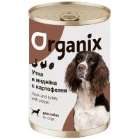 Organix Консервы для собак Утка, индейка, картофель, 400г 0.4 кг