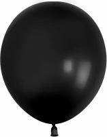 Шар (5'/13 см) Черный (S18/150), пастель, 100 шт