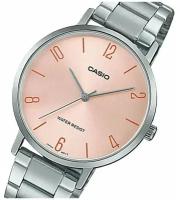 Наручные часы CASIO Collection LTP-VT01D-4B2, серебряный, розовый