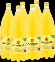 Лимонад Калинов Классический, 2 л, пластиковая бутылка, 6 шт