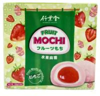 Моти Bamboo House Fruit Mochi с клубникой, 140 г