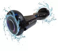 Детский гироскутер с ручкой Zaxboard ZX-7 Aqua LED 6.5 дюймов с 6 лет (Rainbow Flash)