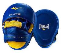 Лапы Everlast Pro Elite Leather Mantis Blue (One Size)