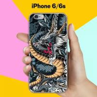 Силиконовый чехол на Apple iPhone 6/6s Дракон / для Эпл Айфон 6/6с