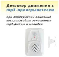 Детектор движения с mp3 проигрывателем WAYtronic