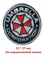 Термонаклейка патч шеврон для взрослых Амбрелла - Umbrella Corporation