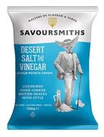 SAVOURSMITHS Натуральные картофельные чипсы с солью и уксусом, 150г