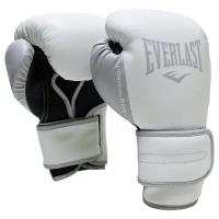 Боксерские перчатки Everlast Powerlock PU 2 White, 12 унций