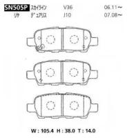 Дисковые тормозные колодки advics Advics / Sumitomo SN505P