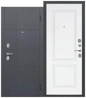 Входная дверь гарда 2 МДФ Велюр белый софт 960x2050 правая