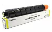 Тонер Canon T01 Y 8069B001 желтый туба 1040гр. для копира IPC800