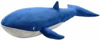 BLAVINGAD Игрушка Плюшевая, синий кит, 100 см IKEA