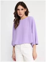 Блуза Jetty, свободный силуэт, размер 50, фиолетовый