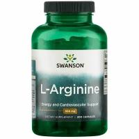 Swanson L-arginine 500 mg (200 капс)