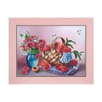 Hobby & Pro Набор для вышивания бисером В персиковых тонах (БН-3093), разноцветный, 1 шт., 30 х 30 см
